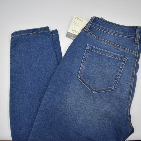 Style & Co Curvy-Fit Skinny TUMMY CONTROL jeans 4 - Picture 6 of 6
